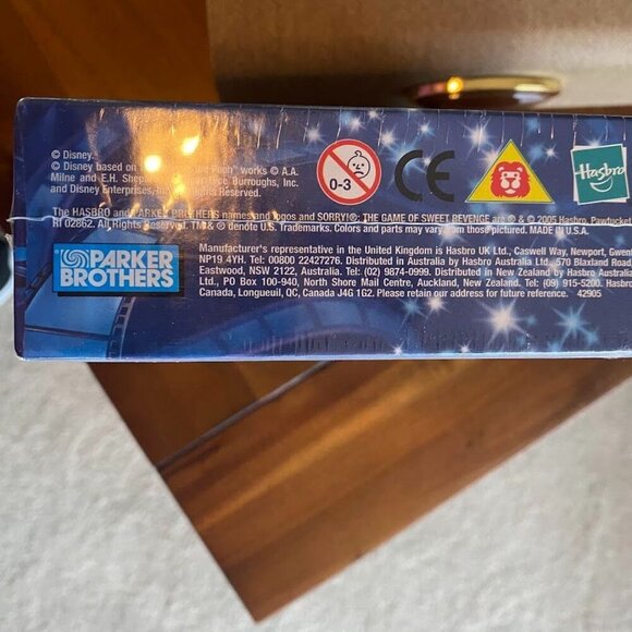 Sorry! The Disney Edition Board Game Pint Size Ages 6+ Parker Brotheers Sealed - Picture 3 of 4